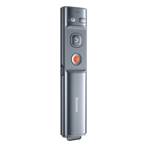 Wskaźnik laserowy Baseus Orange Dot bezprzewodowy do prezentacji - szary (bez baterii)