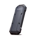 Wzmocniona kieszeń dyskowa Orico OXS2C3-G2 M.2 NVMe/SATA SSD USB-C 3.2 taktyczna - szara