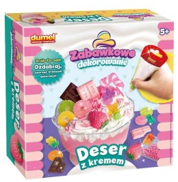Zabawkowe dekorowanie Deser z kremem