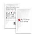 Zestaw czyszczący do ekranów Forcell LCD 4w1 (ściereczka mokra i sucha, szpatułka, stikery)