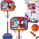 Zestaw do koszykówki Spidey regulowany kosz + piłka 14 cm SP0880