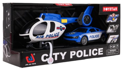 Zestaw Helikopter + Autko Policja