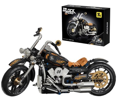 Zestaw Klocków Motocykl Czarny 455el.