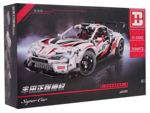 Zestaw Klocków Super Car GT86 2586el. Biały