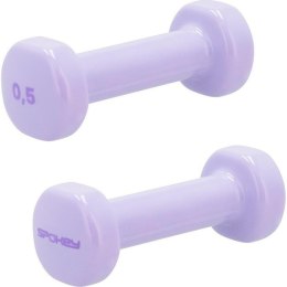 Zestaw hantli winylowych 2x0,5kg Shape fiolet