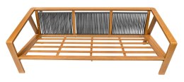 Zestaw mebli ogrodowych Modern Delight 4w1 aluminium Stolik + 2 Sofy + Fotel