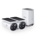 Zewnętrzny zestaw monitoringu Baseus Security S1 Pro Dual 3K (2 kamery) - biały
