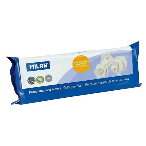 Zimna porcelana biała 500g MILAN