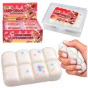 Gniotek Sensoryczny Chrupiąca Tabliczka Czekolady Pudełko Biała 8cm