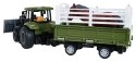 Zielony Traktor z Przyczepą R/C 1:20 + Zwierzątka Koń