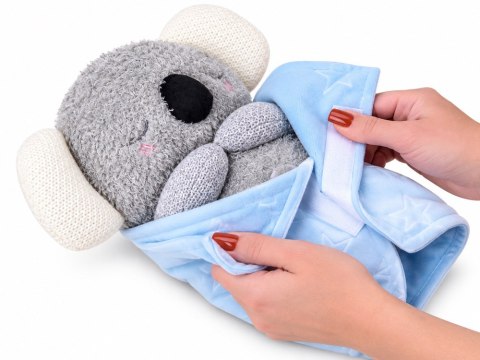 Interaktywna KOALA pluszak z unoszącym się brzuszkiem Światło+dźwięk ZA6363