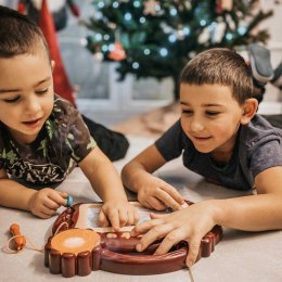 Znikopis Tablica Magnetyczna Kolorowa Stempelki Bordowy