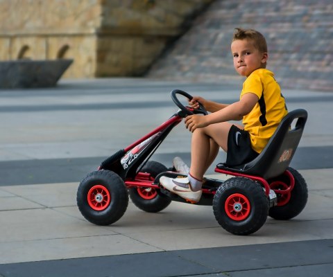 Gokart na pedały Thor Pink