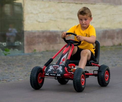Gokart na pedały Thor Pink