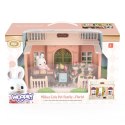 WOOPIE Domek dla Lalek Rodzina Krolików Kwiaciarnia + Figurki 4 szt.