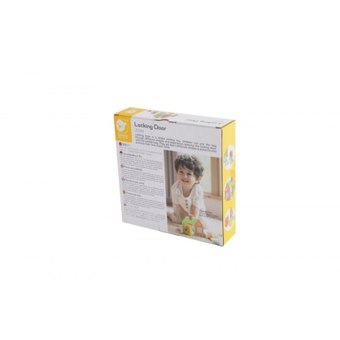 CLASSIC WORLD Drewniana Przeplatanka Klocki do Nawlekania Klucze i Drzwi MONTESSORI 11 el.