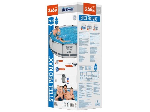 Bestway Basen STELAŻOWY 6,473L 366x76cm 8w1 56416