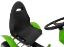 Sportowy Gokart zielony na pedały pompowane koła SP0209