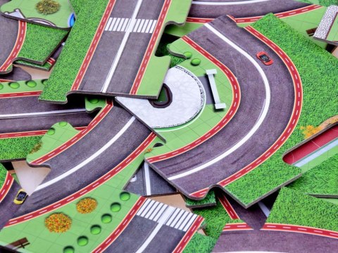 Puzzle 3D mata wieża Eiffla, Big Ben autko ZA2536