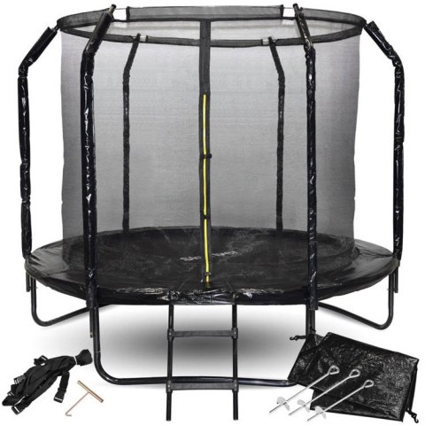 Trampolina ogrodowa SkyFlyer + drabinka 8FT 244cm