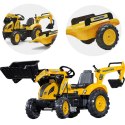 FALK Traktor na Pedały Komatsu Koparko-Ładowarka z Przyczepą 3-7 lat