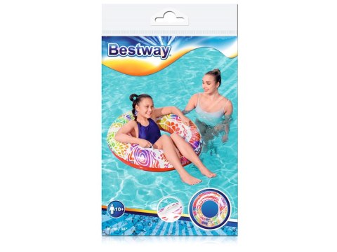 Bestway duże Dmuchane kółko z uchwytami 91cm 36084