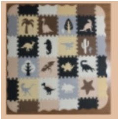 Puzzle piankowe mata dinozaury