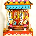 ROBOTIME Drewniane Puzzle 3D - Pozytywka Karuzela