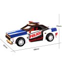 ROBOTIME Drewniane Puzzle 3D - Ruchomy Samochód Policja