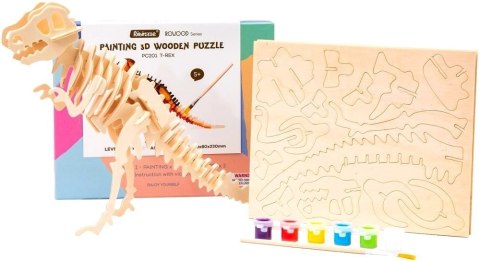 ROBOTIME Puzzle 3D Do Malowania - Dinozaur T-Rex