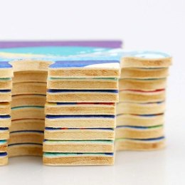 ROBOTIME Puzzle Drewniane Kolorowe Zwierzęta