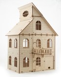 EWA Drewniane Puzzle 3D - Domek Dla Lalek