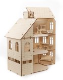 EWA Drewniane Puzzle 3D - Domek Dla Lalek