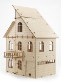 EWA Drewniane Puzzle 3D - Domek Dla Lalek