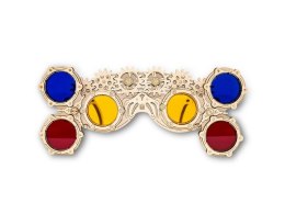 EWA Drewniane Puzzle 3D - Okulary Steampunk