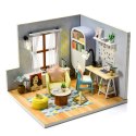 HONGDA Składany Drewniany Model Puzzle 3D DIY Przytulne Gniazdko