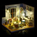 HONGDA Składany Drewniany Model Puzzle 3D DIY Przytulne Gniazdko