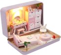 HONGDA Składany Drewniany Model Puzzle 3D DIY Romantyczny Teatr