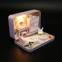 HONGDA Składany Drewniany Model Puzzle 3D DIY Romantyczny Teatr