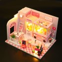 HONGDA Składany Drewniany Model Puzzle 3D DIY Sklepik