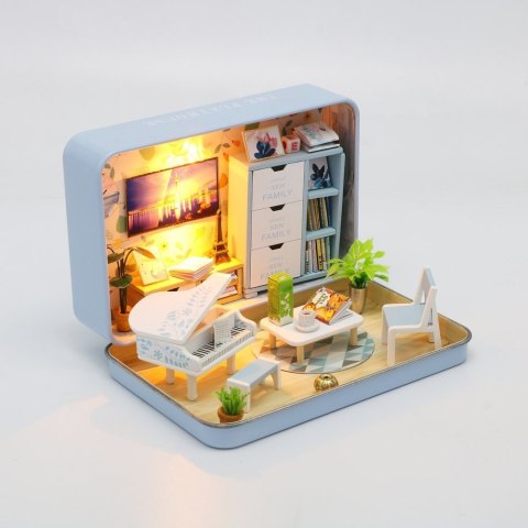 HONGDA Składany Drewniany Model Puzzle 3D DIY Wesoły Teatrzyk