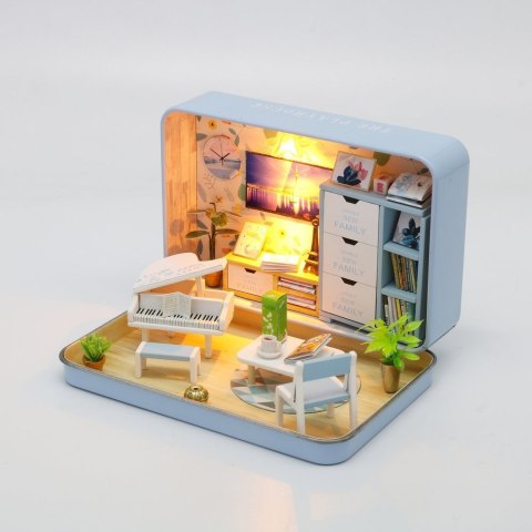HONGDA Składany Drewniany Model Puzzle 3D DIY Wesoły Teatrzyk