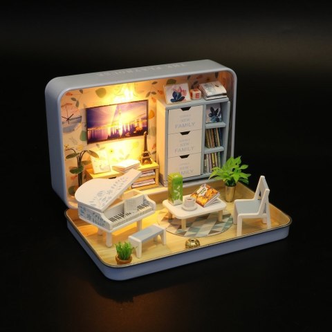 HONGDA Składany Drewniany Model Puzzle 3D DIY Wesoły Teatrzyk