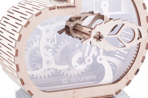 Mr.Playwood Drewniane Puzzle 3D - Skarbonka Ślimak
