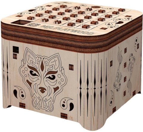 Mr.Playwood Drewniane Puzzle 3D - Szkatułka Secret of Tiger