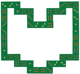 ROBOTIME Drewniane Domino Dwustronne Układanka