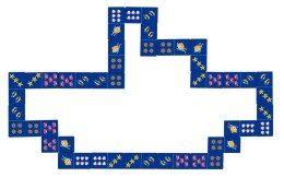 ROBOTIME Drewniane Domino Dwustronne Układanka