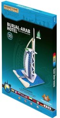 ROBOTIME Drewniane Puzzle 3D Model Hotel Burjal-Arab