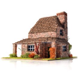DOMUS KITS Składany Domek z Cegły 3D - Domek z Kominkiem