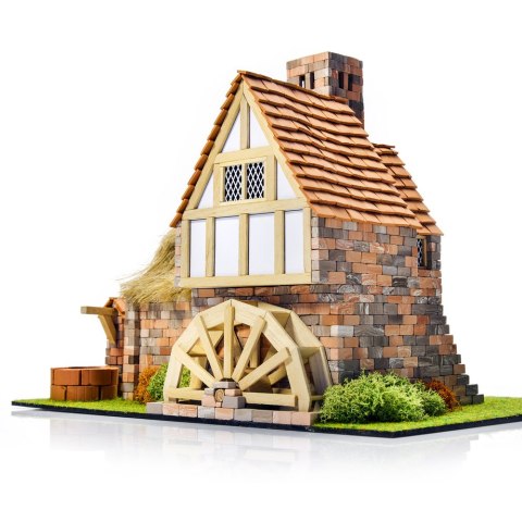 DOMUS KITS Składany Domek z Cegły 3D - Młyn Wodny